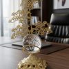 Crystal Ball Golden Tree Modern Style Desk Ornament1