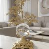 Crystal Ball Golden Tree Modern Style Desk Ornament3
