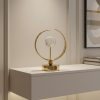Crystal Ball and Golden Modern Vibe Round Desk Ornament2
