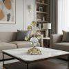 Crystal Stone Decor European Style Gold Desk Ornament2