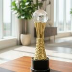 Custom Name & Crystal Stone World Golden Body Trophy Award1