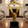 Custom Name Full Metal 7 Star Trophy Award1