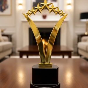 Custom Name Full Metal 7 Star Trophy Award1