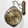 Double Sided Station Wall Clock