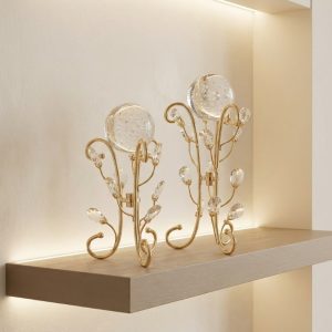 European Gold Crystal Stone Decorative Ornament1