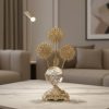 European Style Gold Desk Crystal Stone Deco2