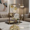 European Style Gold Desk Crystal Stone Decor Ornament3