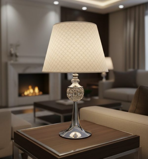 European Style Metal Crystal Decorative Table Lamp3