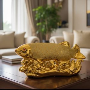 Generic Modern Fish Statue Porcelain Figurine1