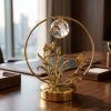 Gold Mini Desk Crystal Stone Decorative Ornament1