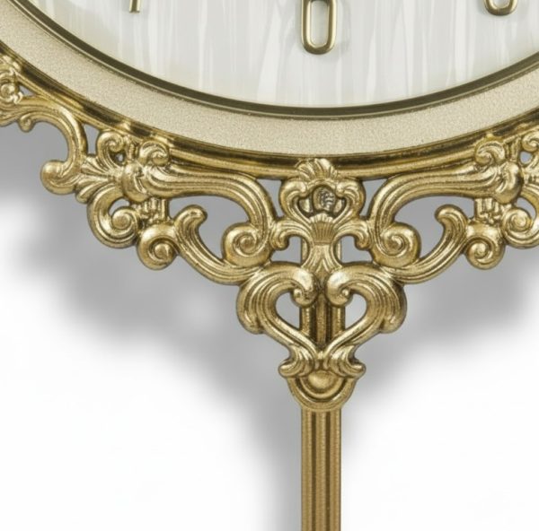 Golden Color Heavy Metal Pendulum Wall Clock56