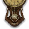 Golden Dial Pendulum Wall Clock – Wooden Bodyrt45