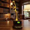 Golden Metal Celestial Statue Award on Fiber Base1