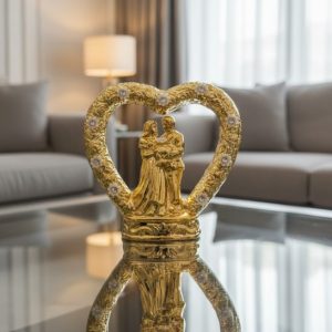 Heart Shape Couple Figurine – Lovely Valentine’s Gift