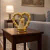 Heart Shape Cute Couple Figurine3