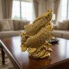 Luxury Arowana Fish Figurine – Golden Pair2