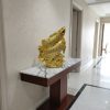 Luxury Arowana Fish Figurine – Golden Pair3