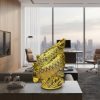 Luxury Arowana Fish Figurine – Golden Pair4