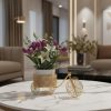 Modern Full Gold Metal Decorative Ornament Cycle3