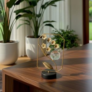 Modern Gold Desk Crystal Stone Decorative Ornament1