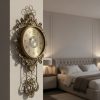 Premium Antique Golden Wall Clock Vintage