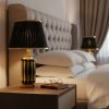 White & Golden Ceramic Table Lamp with Cream Fabric Shade22