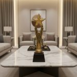 Customized star trophy awards decorative ornament4