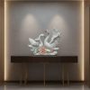 🦢 Modern Ceramic Swan Couple Gift Showpiece – Elegant Home Decor Accent