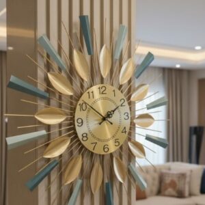 Mid Century Modern Wall Clock – Stylish Living Room Décor1